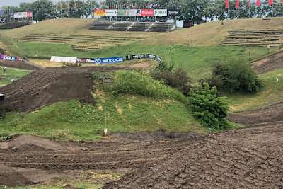 Der Hang der Nationen am Donnerstag vor dem Rennen