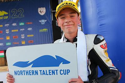 Valentino Herrlich auf dem Podium