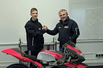 Valentino Herrlich mit Frank Koch (.v.li.)