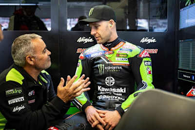 Jonathan Rea und sein Cheftechniker Pere Riba