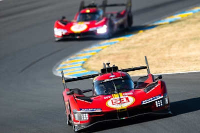 Gewann die 24h Le Mans 2023: Der Ferrari 499P von Alessandro Pier Guidi, James Calado und Antonio Giovinazzi