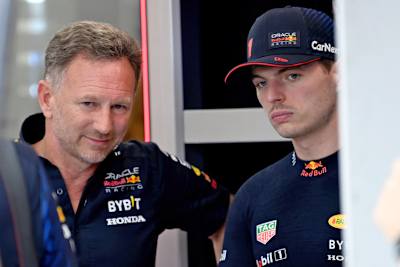Christian Horner und Max Verstappen