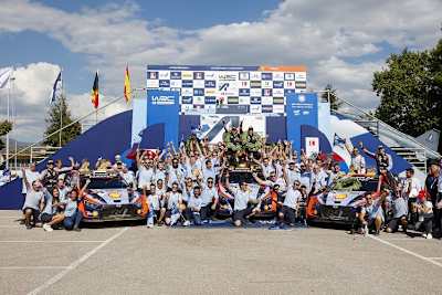 Hyundai feiert den historischen Sieg