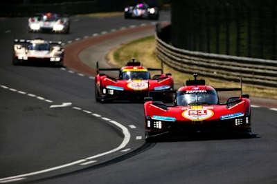 Schnellstes Auto beim Testtag der 24h Le Mans 2023: Der Ferrari 499P #51