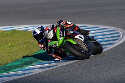 John McPhee muss sich noch an die Power der Supersport-Kawasaki gewöhnen