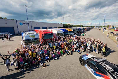 Ein Glücksmoment für die Kinder in den Niederlanden