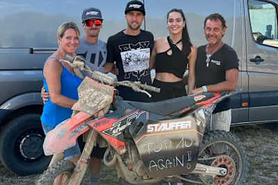 Marcel Stauffer und seine Supporter freuten sich über ein weiteres Top-10-Ergebnis