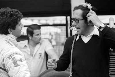 Mauro Forghieri im Gespräch mit Jody Scheckter