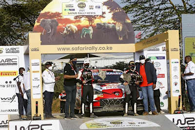 Takamoto Katsuta 2021 Zweiter in Kenia