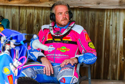 Stephan Katt (vorne) fährt eine starke Saison