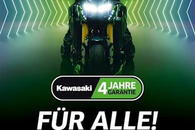 Ab sofort in Deutschland: Vier Jahre Garantie bei Kawasaki