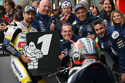 Jubel bei Dynavolt: Erster MotoE-Sieg für Randy Krummenacher