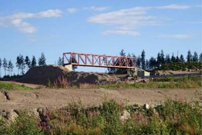 Übergang für die Zuschauer