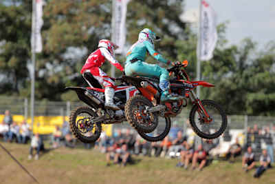 Nicholas Lapucci im Duell gegen Rick Elzinga 2021