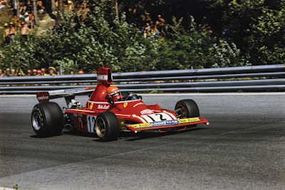 Niki Lauda 1974 auf dem Österreichring