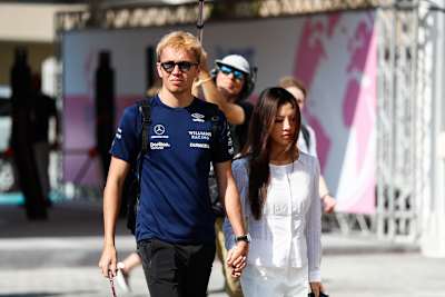 Alex Albon und seine Lily