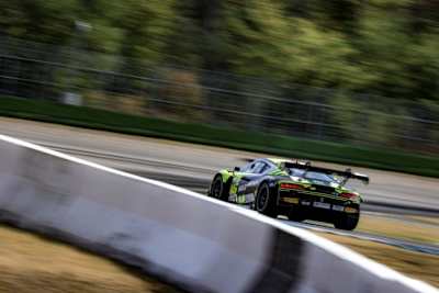 Heck des Audi R8 LMS GT3 evo II vom belgischen Team WRT