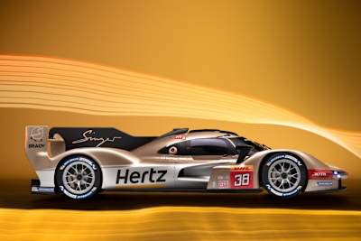 In Gold: So sieht der Porsche 963 vom Hertz Team JOTA aus