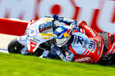 Alex Márquez hielt sich auf seiner Gresini-Ducati auf dem Red Bull Ring in den Top-5