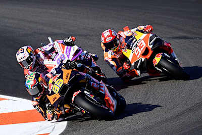 Valencia-Sprint: Binder (KTM), Martin (Ducati) und Márquez – drei unterschiedliche Fabrikate auf dem Podest