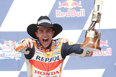 Der bisher vorletzte Sieg: Marc Márquez in Texas im Oktober 2021