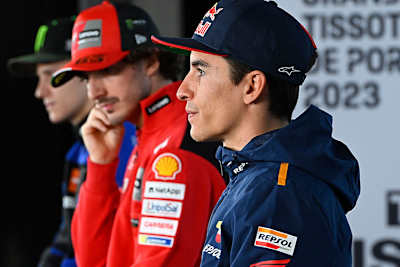 Marc Márquez am Donnerstag in Portimão