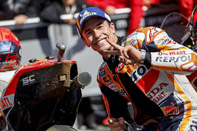 Marc Márquez jubelte nach dem ersten Podestplatz 2022 wie sonst nur nach einem Sieg