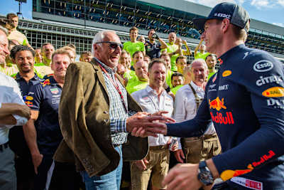 Didi Mateschitz mit Max Verstappen