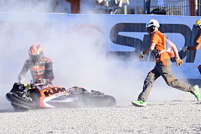 Jack Miller: Der zweite Crash in Turn 4 fiel deutlich harmloser aus