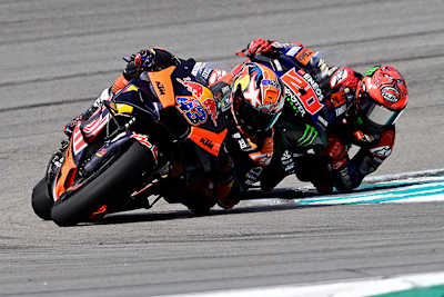 Sepang-GP am Sonntag: Jack Miller (43) kämpfte gegen Quartararo und fiel auf Platz 8 zurück