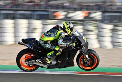 Joan Mir bei seinem ersten Testlauf auf der RC213V