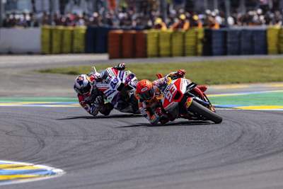 Marc Márquez hielt sich hier noch vor Jorge Martin