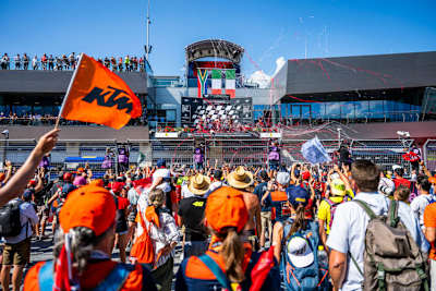 Auch an der Strecke war die Stimmung auf dem Red Bull Ring bestens