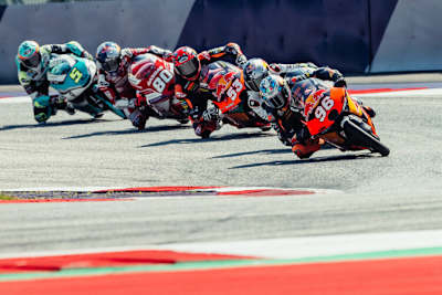 Fabio Di Giannantonio kreuzte die Ziellinie in Valencia zwar hinter Bagnaia als Zweiter, kam aber nur als Vierter in die korrigierte Wertung