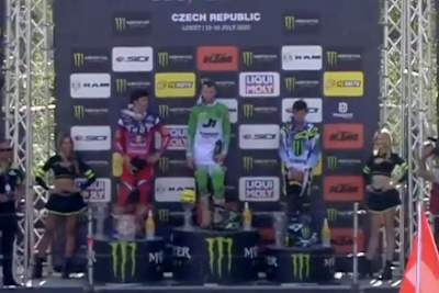 Romain Febvre gewann den Großen Preis von Tschechien vor Jorge Prado und Jeremy Seewer