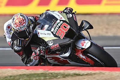 Taka Nakagami auf der LCR-Honda: Am Limit ist die Sturzgefahr bei Honda groß