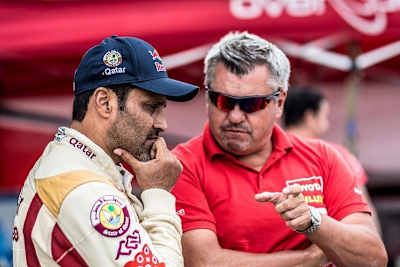Nasser Al-Attiyah und Jean.Marc Fortin