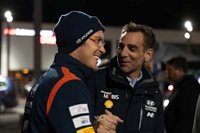   Thierry Neuville und Cyril Abiteboul