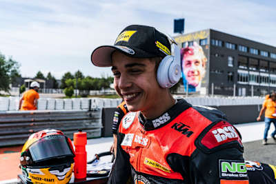Noah Dettwiler (18) steht vor seiner GP-Premiere