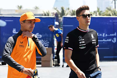 Lando Norris und George Russell