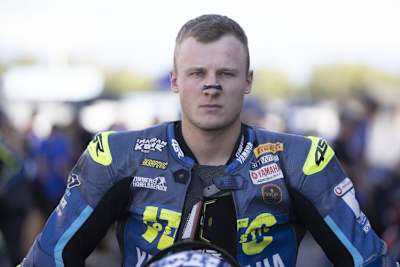 Hannes Soomer verfehlte den gestürzten Hobelsberger nur knapp