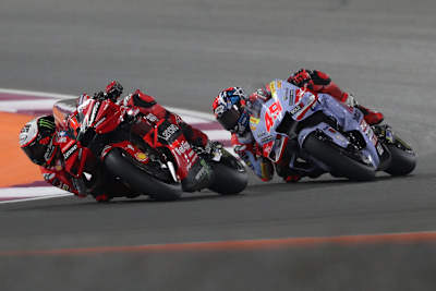 Pecco Bagnaia vor Fabio Di Giannantonio