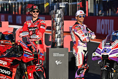 Die Titelaspiranten Jorge Martin (re.) und Pecco Bagnaia