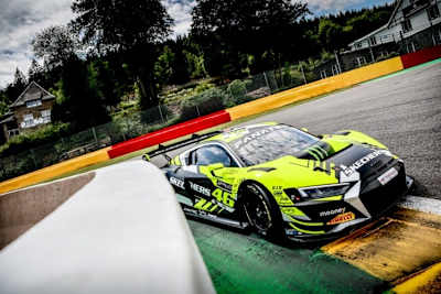 Diesen Audi R8 LMS GT3 evo II pilotiert Valentino Rossi