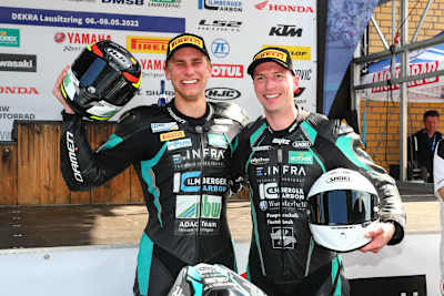 Puffe (li.) und Finsterbusch haben aktuell nicht viel zu lachen