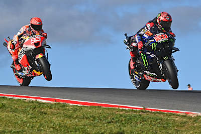 Fabio Quartararo vor Márquez: «Ich habe ihn nicht bemerkt»