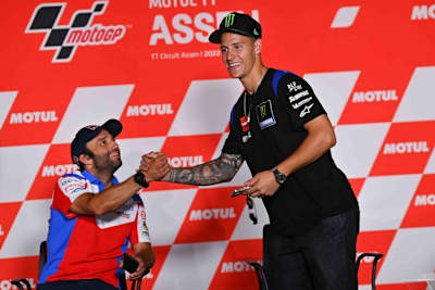 Verstehen sich bestens: Johann Zarco und Fabio Quartararo