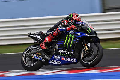 Fabio Quartararo muss am Sonntag von Platz 8 starten