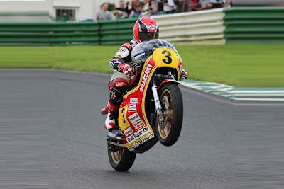 Randy Mamola auf seinem Bike von 1981