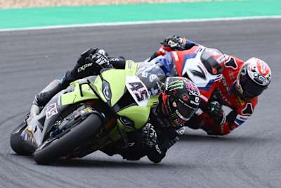 Estoril 2022: Scott Redding (BMW) vor Iker Lecuona (Honda)